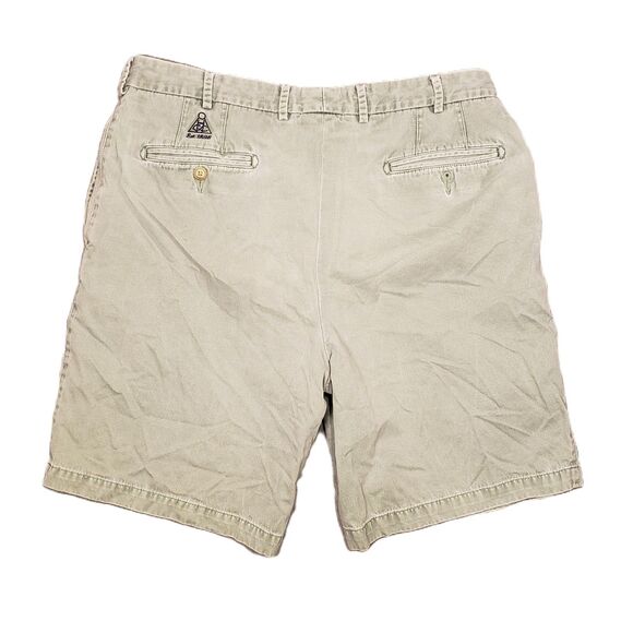 Vintage Peter Millar Chino Golf Shorts Mens 36 Green Khaki Crown Retro Casual - Picture 2 of 7